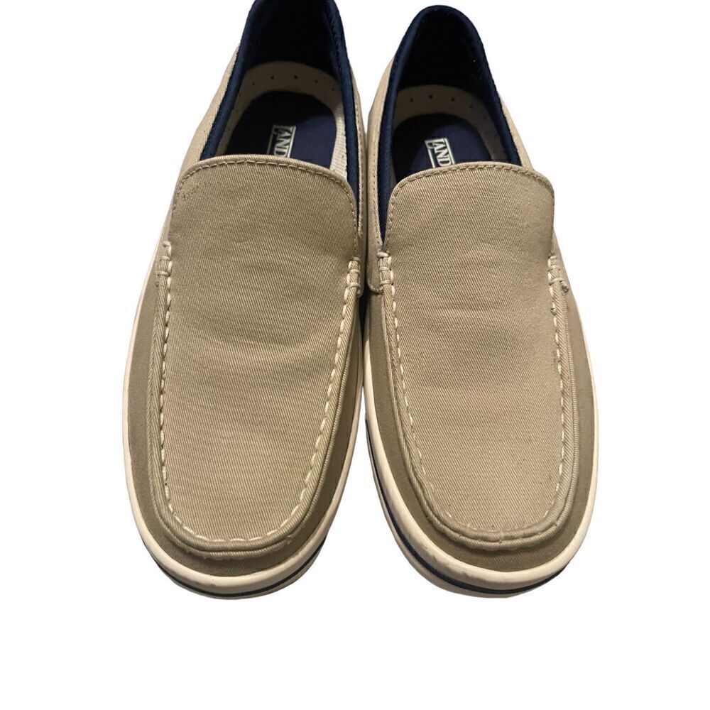 Land's End Women's Brown Flat Slip On Loafer Sneakers Comfort Shoes Size 7 B